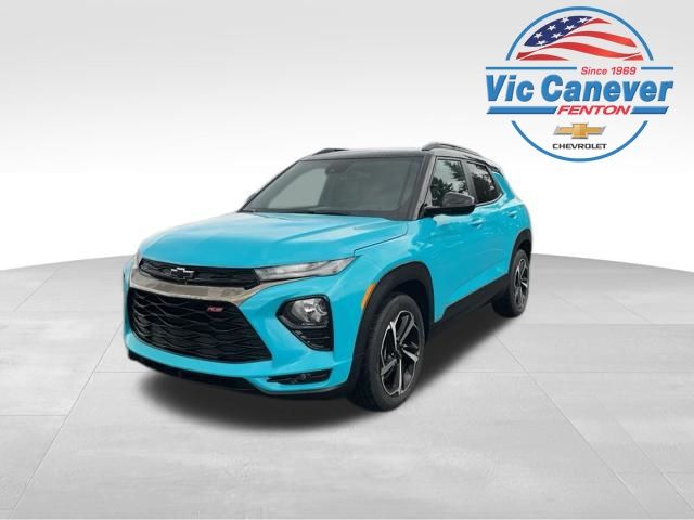 Oasis Blue 2022 Chevrolet Trailblazer RS FWD SUV / Crossover Front-Wheel Drive Continuously Variable Transmission