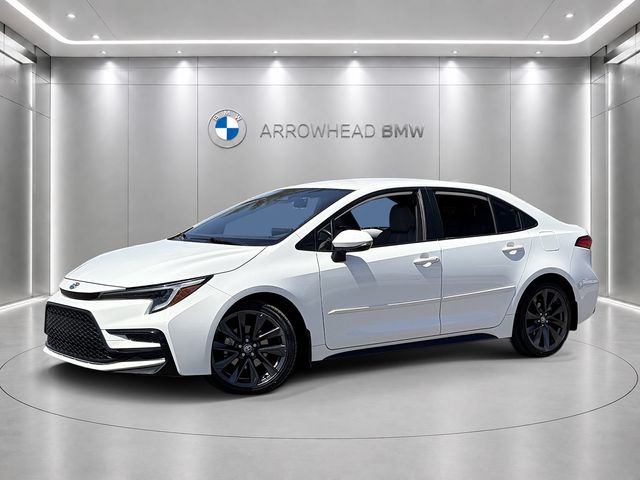Ice Cap 2023 Toyota Corolla Hybrid Sedan Front-Wheel Drive Continuously Variable Transmission