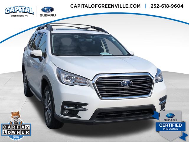 Crystal White Pearl 2021 Subaru Ascent Limited 7-Passenger AWD SUV / Crossover All-Wheel Drive Continuously Variable Transmission