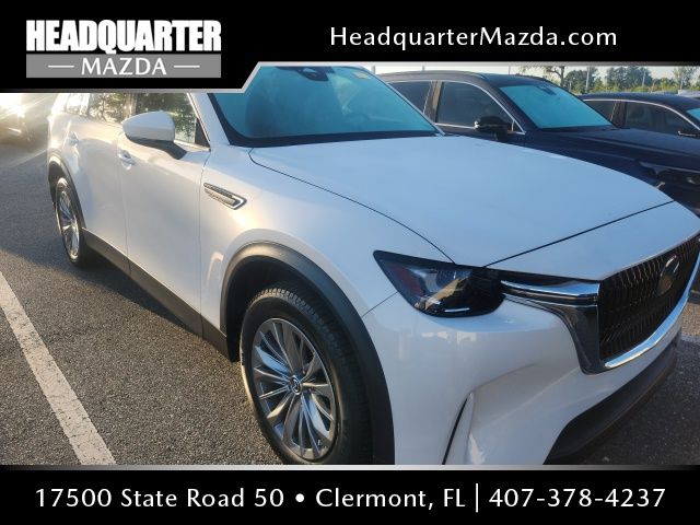 Rhodium White Premium 2024 Mazda CX-90 3.3 Turbo Preferred Plus AWD SUV / Crossover All-Wheel Drive 8-Speed Automatic