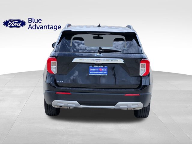 2022 Agate Black Metallic Ford Explorer XLT RWD SUV
