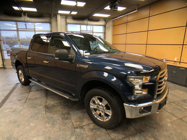 Blue Jeans Metallic 2016 Ford F-150 XLT SuperCrew 4WD Pickup Truck Four-Wheel Drive 6-Speed Automatic