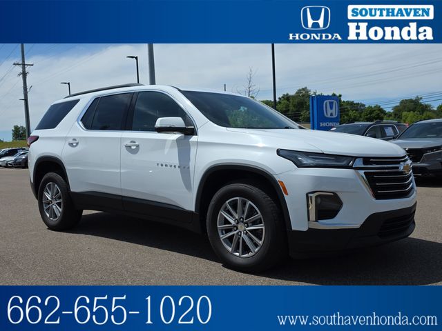Summit White 2022 Chevrolet Traverse LT Cloth FWD SUV / Crossover Front-Wheel Drive 9-Speed Automatic
