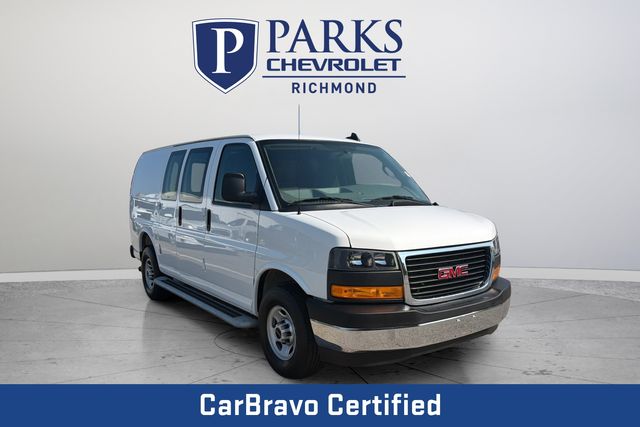 Summit White 2025 GMC Savana Cargo Van Rear-Wheel Drive 8-Speed Automatic Overdrive