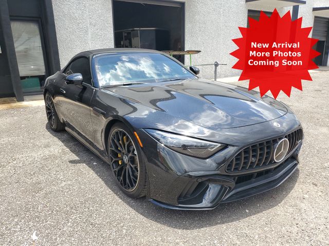 Obsidian Black Metallic 2022 Mercedes-Benz SL-Class AMG SL 63 4MATIC Convertible All-Wheel Drive 9-Speed Automatic