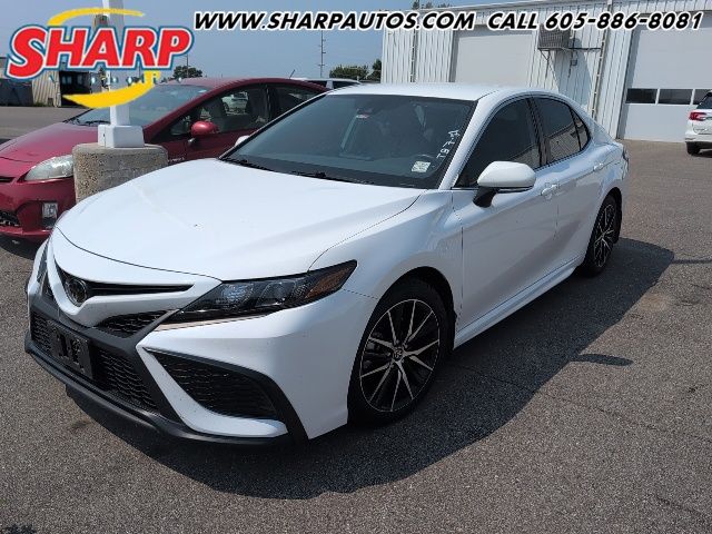 White 2022 Toyota Camry Sedan All-Wheel Drive 8-Speed Automatic