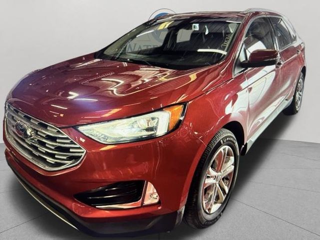 Red Metallic 2020 Ford Edge SEL AWD SUV / Crossover All-Wheel Drive 8-Speed Automatic