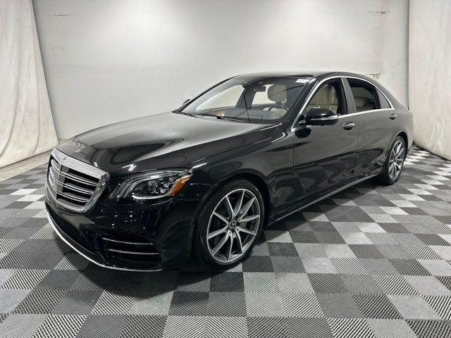 Obsidian Black Metallic 2019 Mercedes-Benz S-Class Sedan All-Wheel Drive 9-Speed Automatic