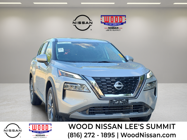 Brilliant Silver Metallic 2023 Nissan Rogue SUV / Crossover All-Wheel Drive Continuously Variable Transmission