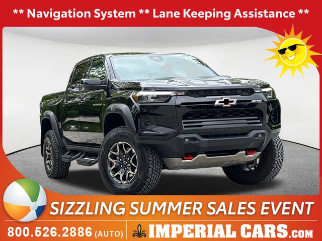 Black 2024 Chevrolet Colorado Pickup Truck Four-Wheel Drive 8-Speed Automatic