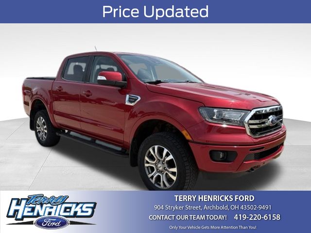 Rapid Red Metallic Tinted Clearcoat 2020 Ford Ranger Pickup Truck Four-Wheel Drive Automatic
