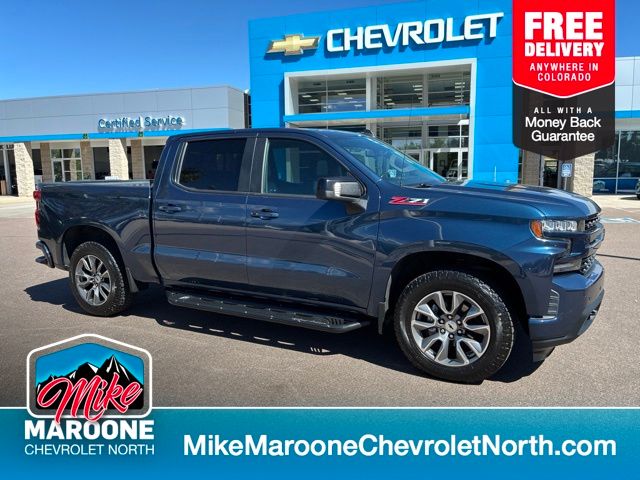 Northsky Blue Metallic 2019 Chevrolet Silverado 1500 Pickup Truck Four-Wheel Drive 8-Speed Automatic