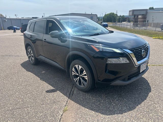Super Black 2021 Nissan Rogue SUV / Crossover All-Wheel Drive Continuously Variable Transmission
