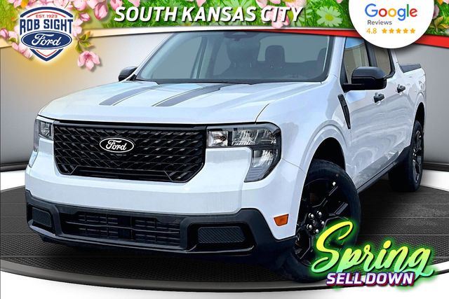 Space White Metallic 2025 Ford Maverick XLT SuperCrew AWD Pickup Truck All-Wheel Drive 8-Speed Automatic