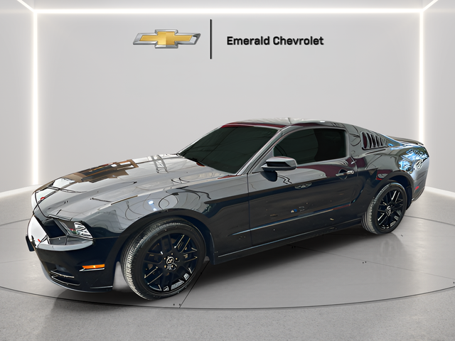 Black 2014 Ford Mustang Coupe Rear-Wheel Drive 6-Speed Automatic