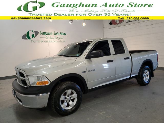 Light Graystone Pearlcoat 2010 Dodge RAM 1500 Pickup Truck Four-Wheel Drive 5-Speed Automatic