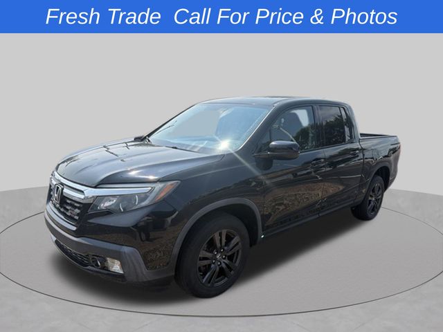 Black 2019 Honda Ridgeline Pickup Truck All-Wheel Drive 6-Speed Automatic
