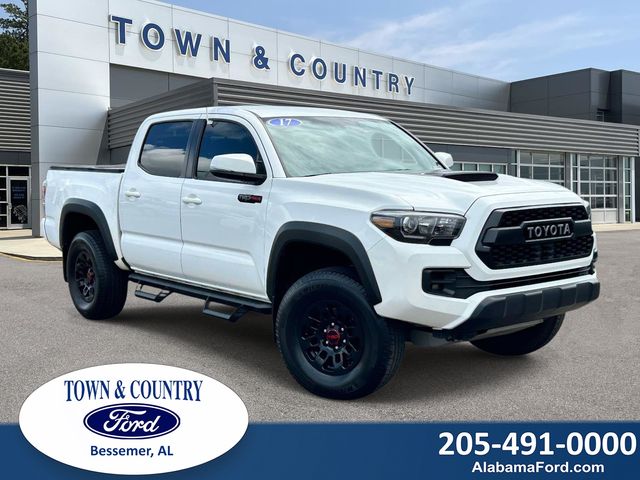 Super White 2017 Toyota Tacoma Pickup Truck Four-Wheel Drive 6-Speed Automatic
