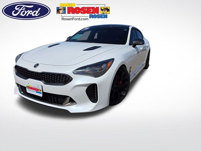 Snow White Pearl 2019 Kia Stinger GT RWD Sedan Rear-Wheel Drive 8-Speed Automatic