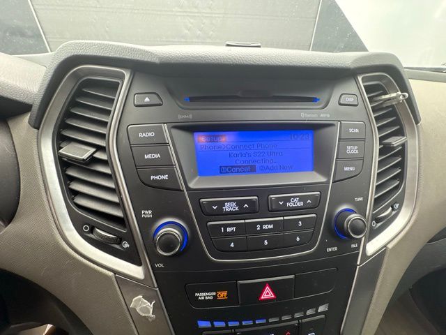 2015 Frost White Pearl Hyundai Santa Fe Sport Base FWD SUV