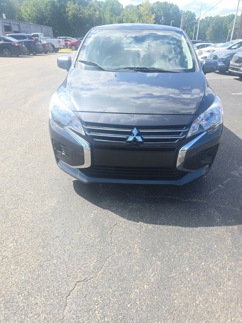 Gray 2024 Mitsubishi Mirage Hatchback Front-Wheel Drive Continuously Variable Transmission
