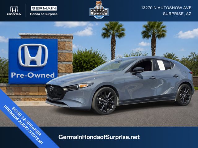 Polymetal Gray Metallic 2022 Mazda MAZDA3 Carbon Edition Hatchback FWD Hatchback Front-Wheel Drive 6-Speed Automatic
