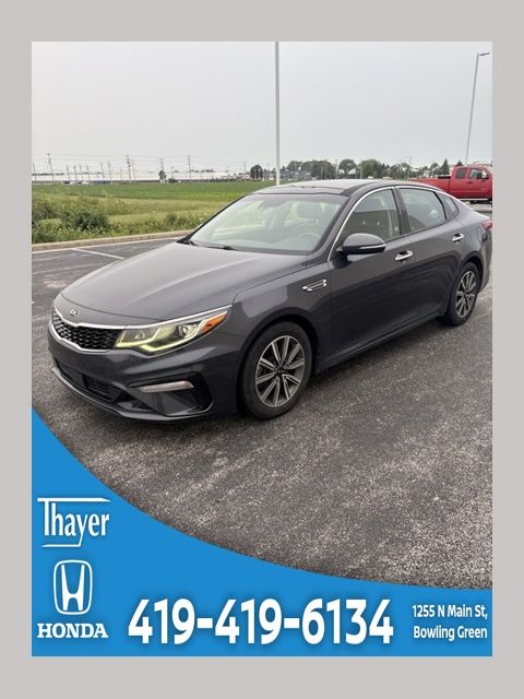 Gray (Platinum Graphite) 2019 Kia Optima Sedan 7-Speed Automatic