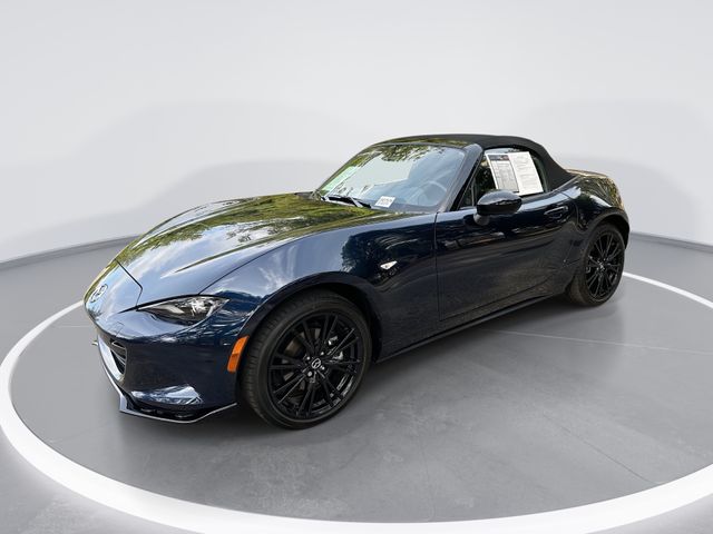 Deep Crystal Blue Mica 2025 Mazda MX-5 Miata Convertible Rear-Wheel Drive 6-Speed Manual