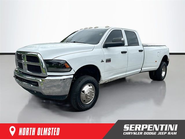 Bright White Clearcoat 2012 RAM 3500 ST Crew Cab LB DRW 4WD Pickup Truck Four-Wheel Drive 6-Speed Automatic