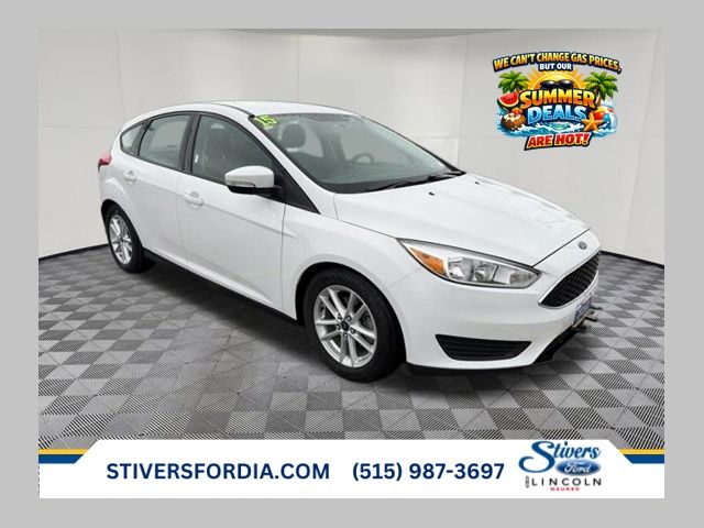 Oxford White 2015 Ford Focus SE Hatchback Hatchback Front-Wheel Drive 6-Speed Automatic