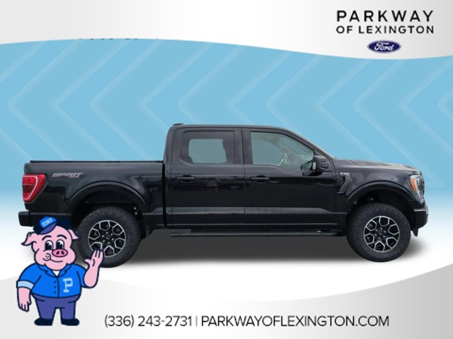 Used 2023 Agate Black Metallic Ford XLT image 6