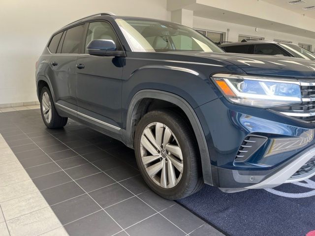 2021 Volkswagen Atlas SEL Blue at DeMontrond Auto Country