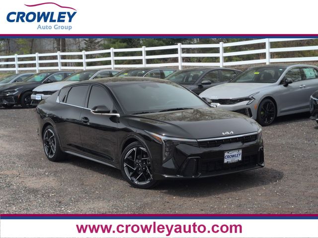 Aurora Black Pearl 2025 Kia K4 GT-Line FWD Sedan Front-Wheel Drive Continuously Variable Transmission