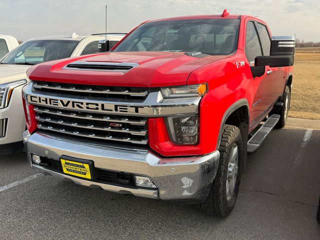 Red Hot 2022 Chevrolet Silverado 3500HD LTZ Crew Cab 4WD Pickup Truck Four-Wheel Drive Automatic