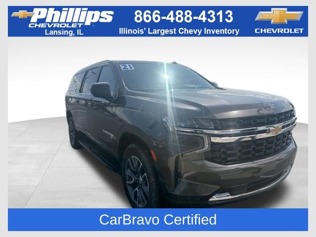 Graywood Metallic 2021 Chevrolet Suburban SUV / Crossover Four-Wheel Drive