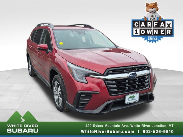 Crimson Red Pearl 2023 Subaru Ascent Premium 7-Passenger AWD SUV / Crossover All-Wheel Drive Continuously Variable Transmission