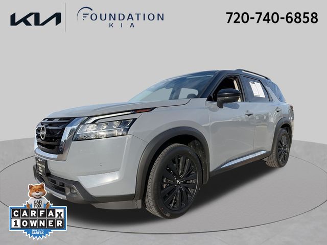 Gun Metallic/Super Black 2024 Nissan Pathfinder SUV / Crossover All-Wheel Drive 9-Speed Automatic