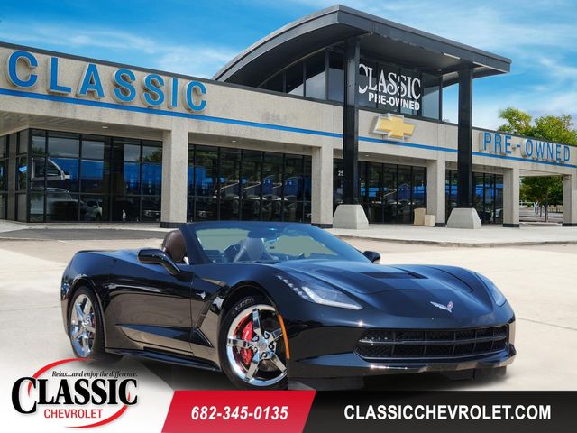 Black 2014 Chevrolet Corvette Convertible Rear-Wheel Drive 6-Speed Automatic