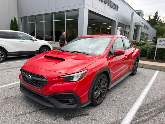2024 Subaru WRX TR Red at Auto Express Mitsubishi
