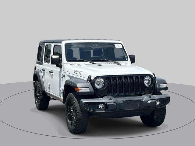 Bright White Clearcoat 2022 Jeep Wrangler SUV / Crossover Four-Wheel Drive 8-Speed Automatic