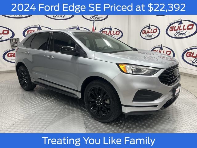 Iconic Silver Metallic 2024 Ford Edge SUV / Crossover All-Wheel Drive 8-Speed Automatic