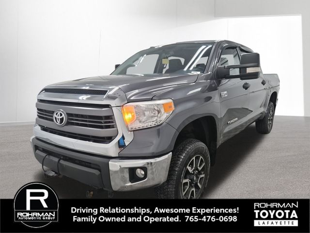 Magnetic Gray Metallic 2015 Toyota Tundra SR5 CrewMax 5.7L 4WD Pickup Truck Four-Wheel Drive 6-Speed Automatic Overdrive