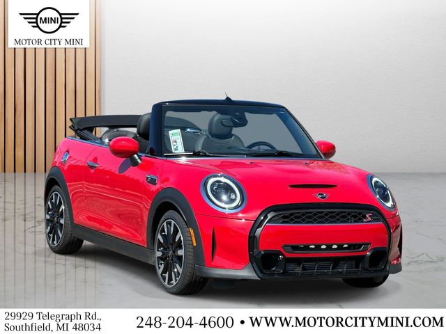 Chili Red 2023 MINI Cooper S Convertible FWD Convertible Front-Wheel Drive 7-Speed Automatic