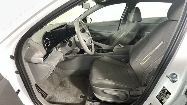 2025 Serenity White Hyundai Elantra Hybrid SEL Sport FWD Sedan