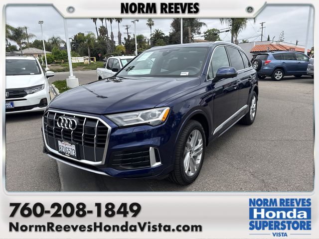 Galaxy Blue Metallic 2022 Audi Q7 SUV / Crossover All-Wheel Drive 8-Speed Automatic