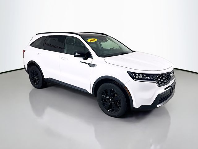 Glacial White Pearl 2021 Kia Sorento S AWD SUV / Crossover All-Wheel Drive 8-Speed Automatic