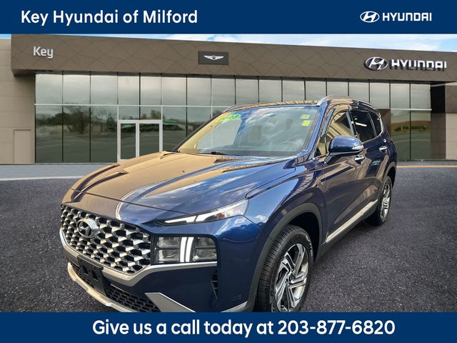 Stormy Blue 2023 Hyundai Santa Fe SUV / Crossover All-Wheel Drive 8-Speed Automatic