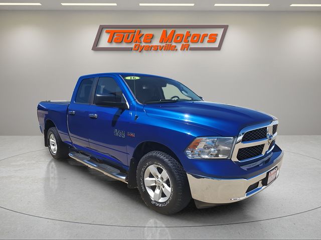 Blue Streak Pearlcoat 2016 RAM 1500 SLT Quad Cab 4WD Pickup Truck Four-Wheel Drive 8-Speed Automatic