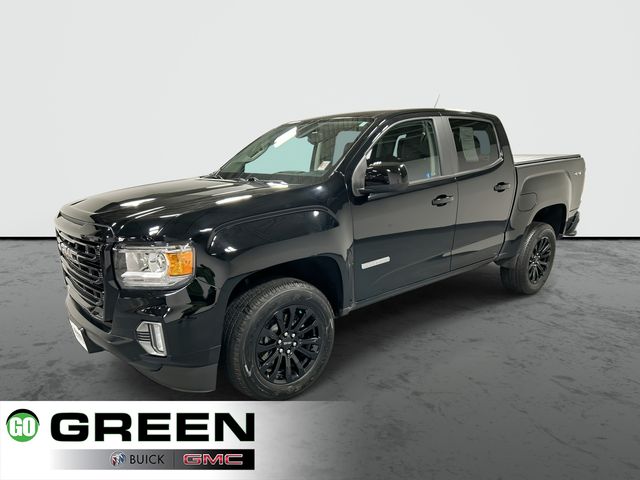 Onyx Black 2022 GMC Canyon Elevation Crew Cab 4WD Pickup Truck Four-Wheel Drive 8-Speed Automatic