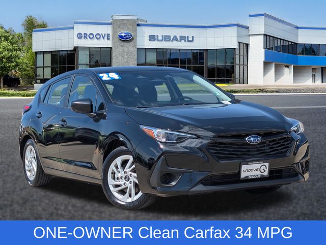 Crystal Black Silica 2024 Subaru Impreza Wagon All-Wheel Drive Continuously Variable Transmission
